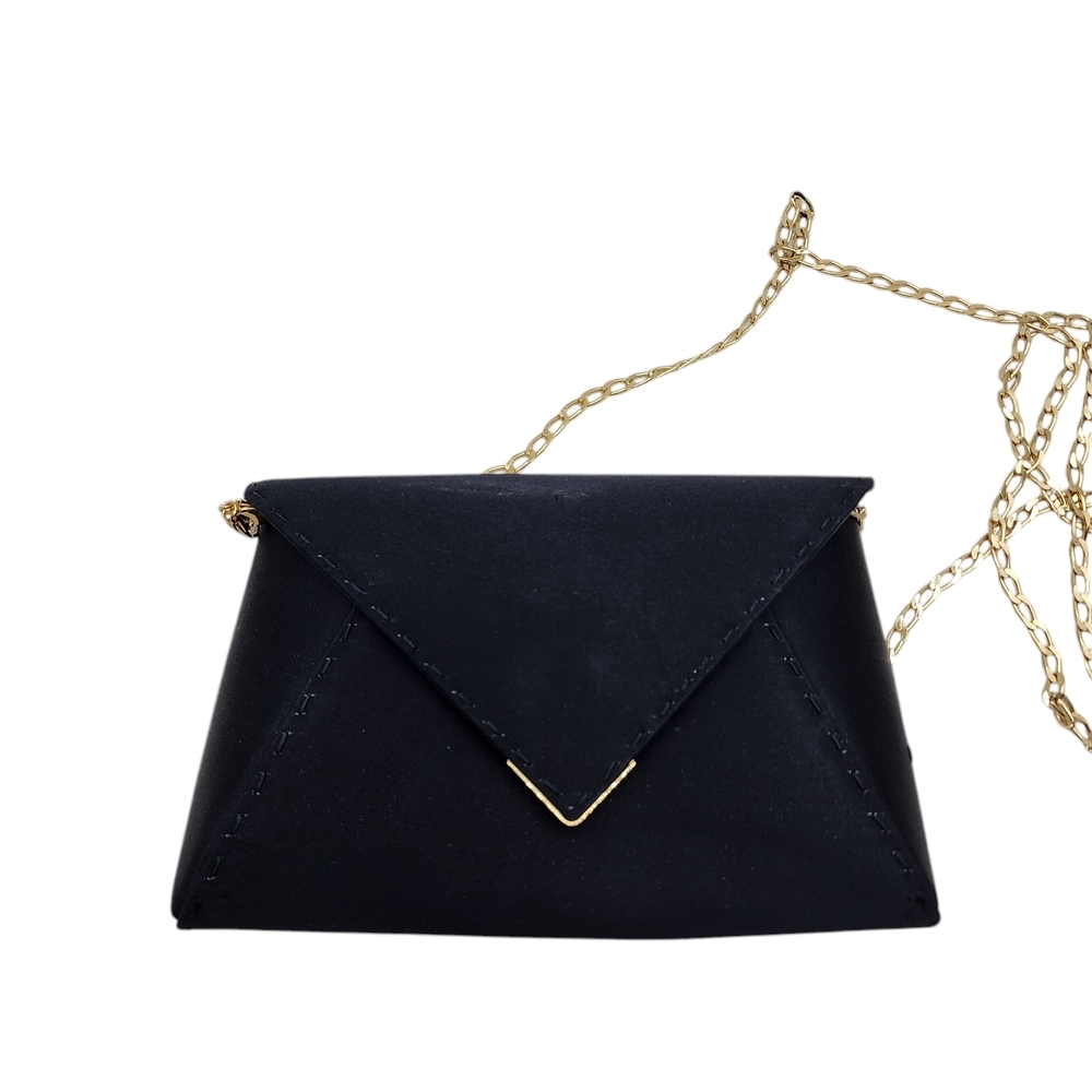 Tyler Ellis Women's Lee Pouchet Small Satin with Gold Hardware Clutch